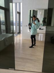 Gabriela at a viewing