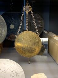 Commemorative medallion, c. 1845, gold-plated silver. Stolen by Stéphane Breitwieser from the History Museum in Lucerne, Switzerland