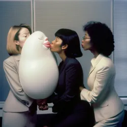 “Office Romance II,” 2022. Charlie Engman
