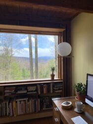 the view from Chris's desk