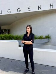 Bianca worked as a guard at the Guggenheim