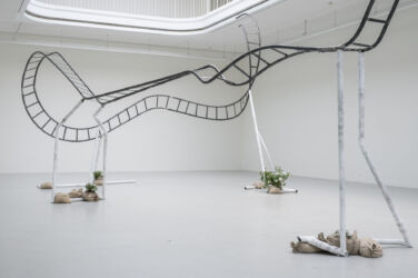 Gravity Road, installation view, Kunstverein Freiburg, 2020, Photo Marc Doradzillo