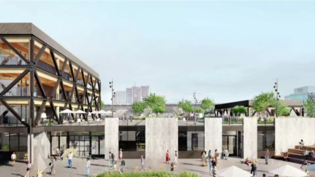 rendering of California College of the Arts campus as it announces layoffs amid $20 million debt