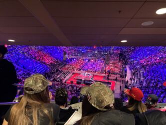 Emily Colucci's view of the Trump rally in the far-reaching nosebleed seats of Madison Square Garden