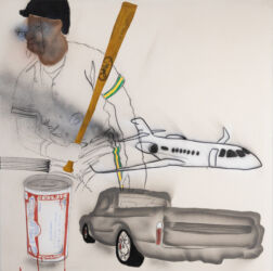 Jahlil Nzinga, Watch The Lights Go Out, 2023. Courtesy Good Mother and SCOPE Art Show