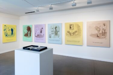 installation at Independent Art Fair in NY with A Hug from the Art World