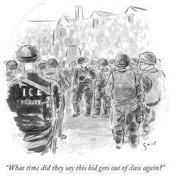 Guy's cartoon that went viral, especially in Turkey, where a Turkish cartoonist won an award with his version