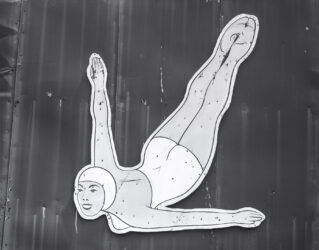 Diving Woman sign GA,1973