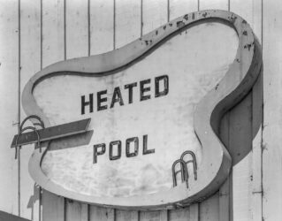 Motel. sign, CA, 1975