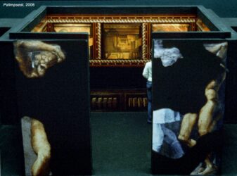 2008 Palimpsest, model for instllation, f front